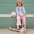 Dziecięcy kask rowerowy Banwood Eco Dusty rose