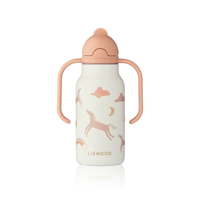 Liewood bidon stalowy ze słomką Kimmie bottle 250ml Dream