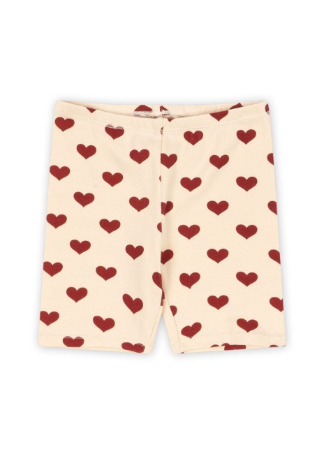 Konges Slojd krótkie legginsy Classic amour rouge