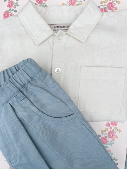 Spodnie Konges Slojd Celebration Frankie pants ashley blue