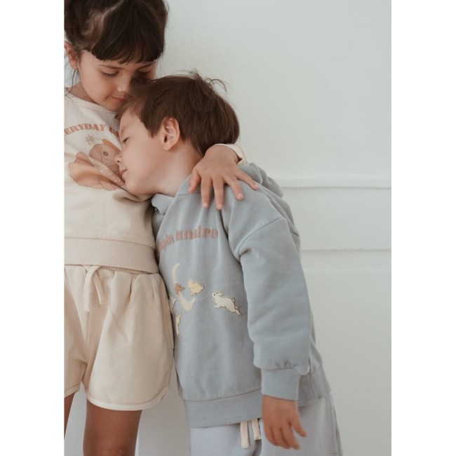 Konges Slojd bluza LOU z kapturem - Sleet