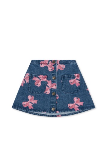 Dziecięca spódniczka Konges Slojd Magot denim skirt bella bow