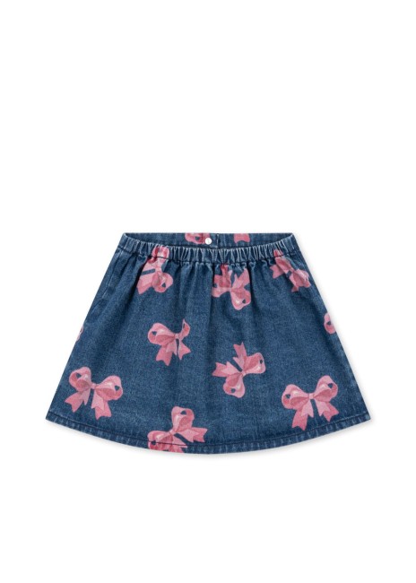 Konges Slojd spódniczka Magot denim skirt bella bow