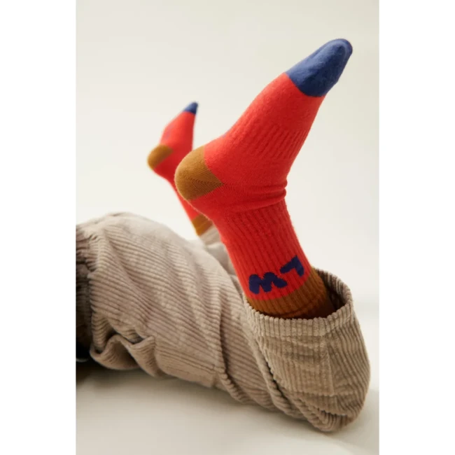 Skarpetki Liewood Annette Apple red creme de la creme 2-pak