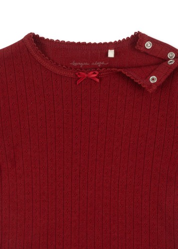 Konges Slojd body Minnie red dahlia