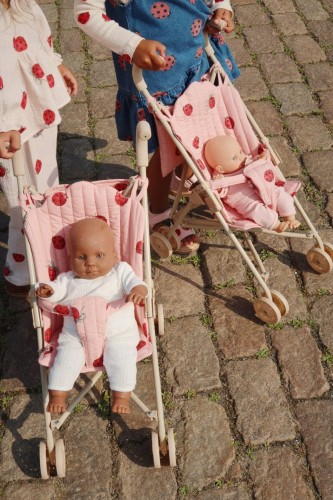 Konges Slojd wózek spacerówka dla lalki Ladybug glitter KS102209 P99075 KS102210 P99075