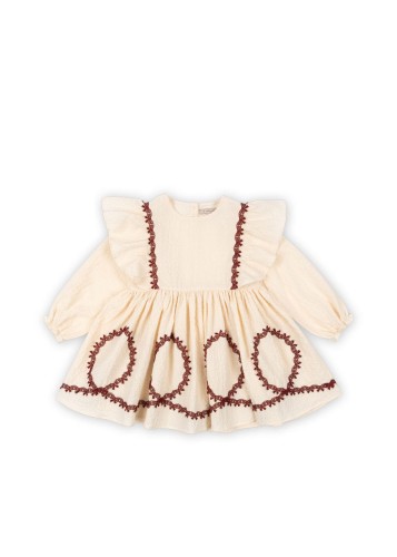 Konges Slojd sukienka Fee dress Buttercream