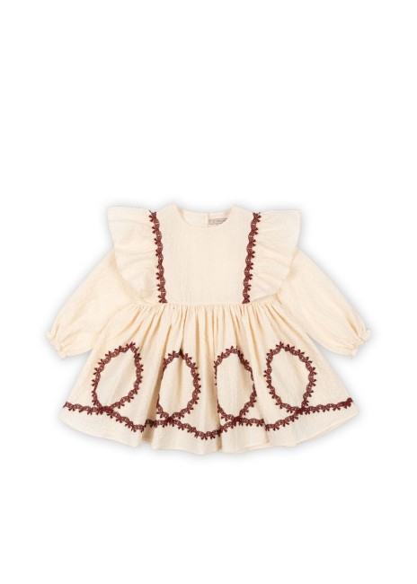 Konges Slojd sukienka Fee dress Buttercream