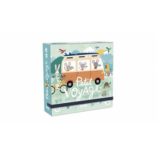 Londji puzzle kieszonkowe z grą obserwacyjną Mała podróż R-2622