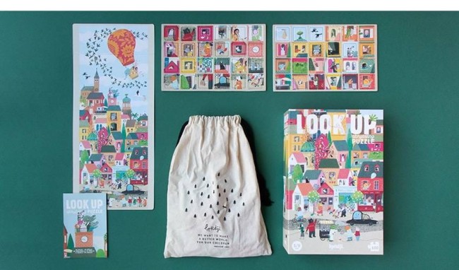 Puzzle Londji Look up z grą obserwacyjną R-2586