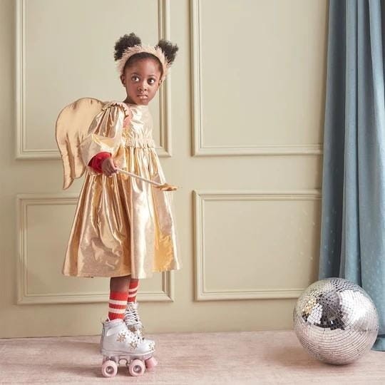 Meri Meri przebranie aniołka skrzydła złote