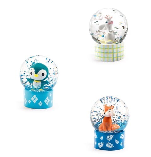 Djeco mini śnieżne kule Zwierzątka DD03442