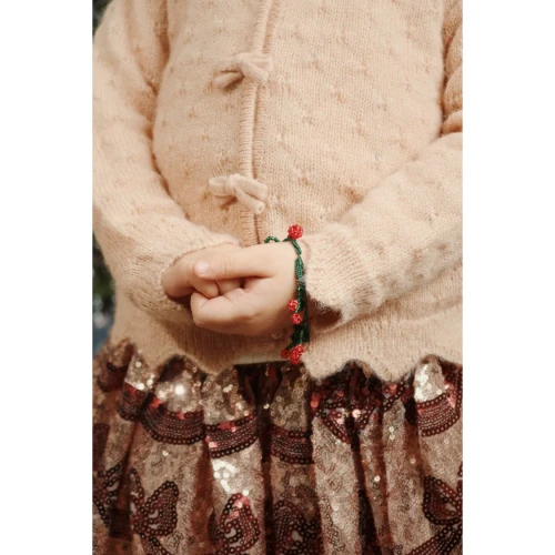 Dziecięcy cardigan Konges Slojd Smilla Light Rose