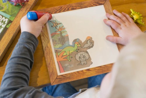 Kolorowanka Wodna Tiger Tribe Dinozaury 4381