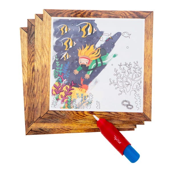 Tiger Tribe Kolorowanka Wodna Ocean 4382