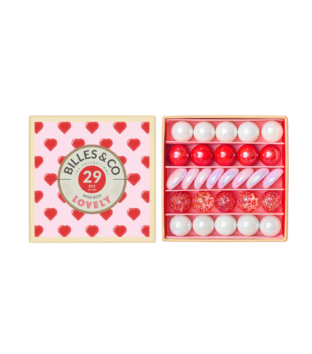 Billes & co szklane kulki Serca LOVELY