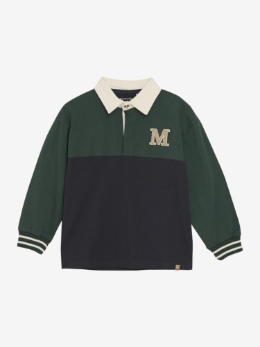 Minymo bluzka polo t-shirt dark navy