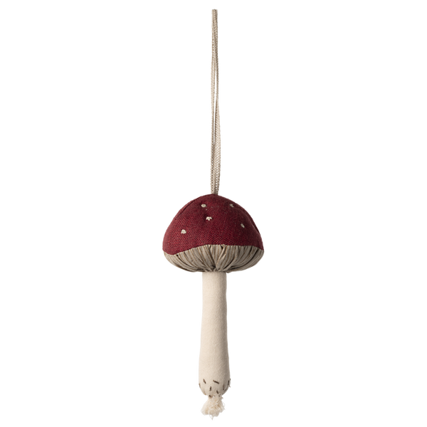 Dekoracja bożonarodzeniowa Mushroom ornament Red