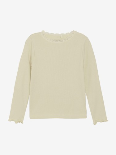 Huttelihut bluzka basic rib wood ash 480441 2108