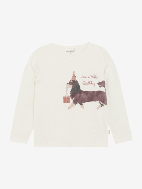 Dziecięca Minymo bluzka LS eggnog 123615 1701