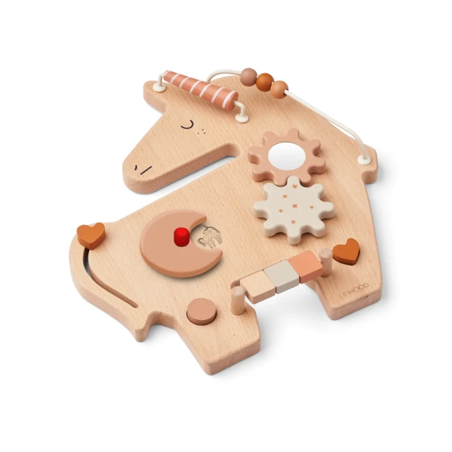 Liewood tablica manipulacyjna Carola Unicorn play board pale tuscany