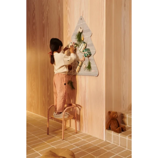 Liewood kalendarz adwentowy Natalie stripes sandy