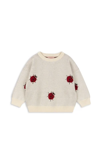 Konges Slojd bluza Lapis Knit Blouse Ladybug KS101551 P05093