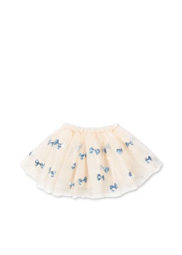 Konges Slojd spódniczka tiulowa z cekinami Yvonne Bowie blue KS101759 P99002