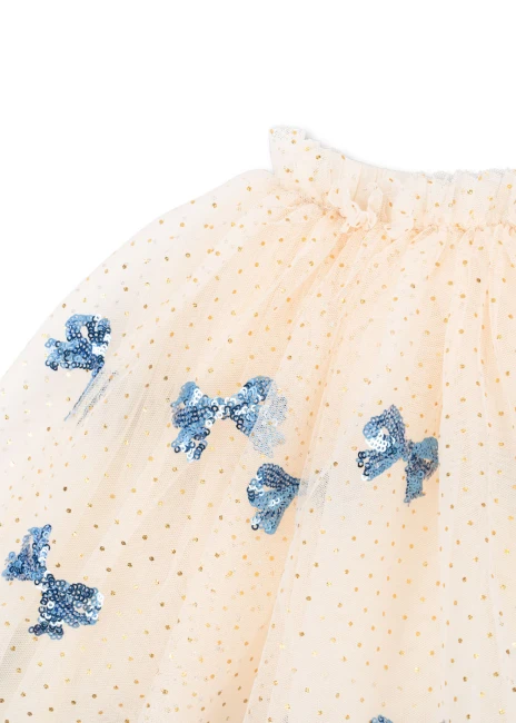 Spódniczka tiulowa Konges Slojd z cekinami Yvonne Bowie blue KS101759 P99002