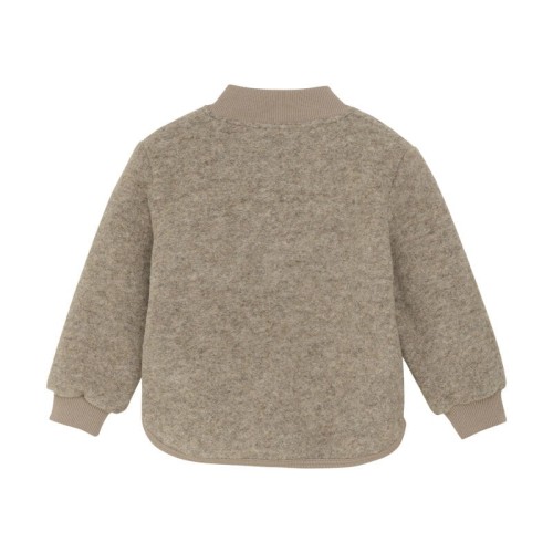 Kurtka bomberka Huttelihut wool camel melange 480362 2044