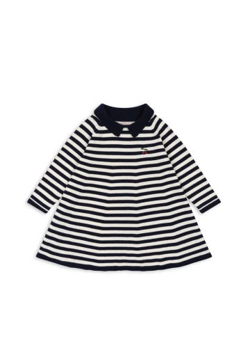 Konges Slojd sukienka Venton dress navy stripe KS101723 P25023