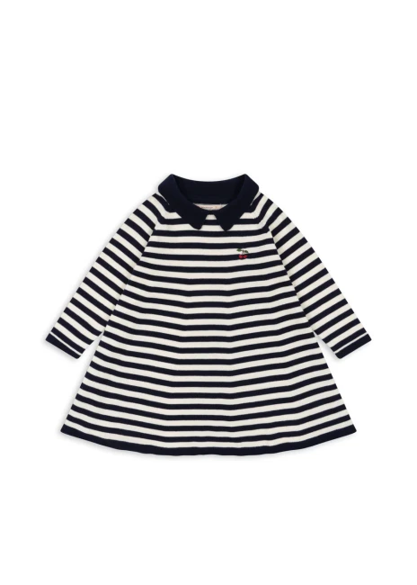 Konges Slojd sukienka Venton dress navy stripe KS101723 P25023