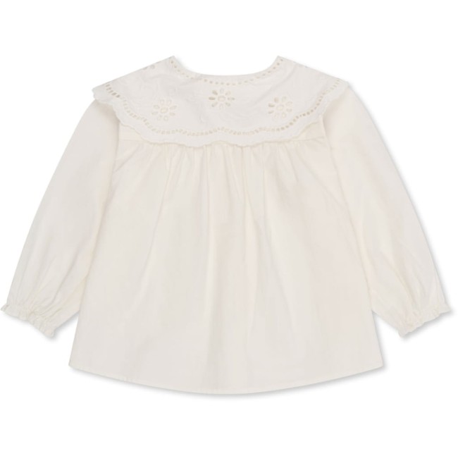 Bluzka dziewczęca Konges Slojd Collar white