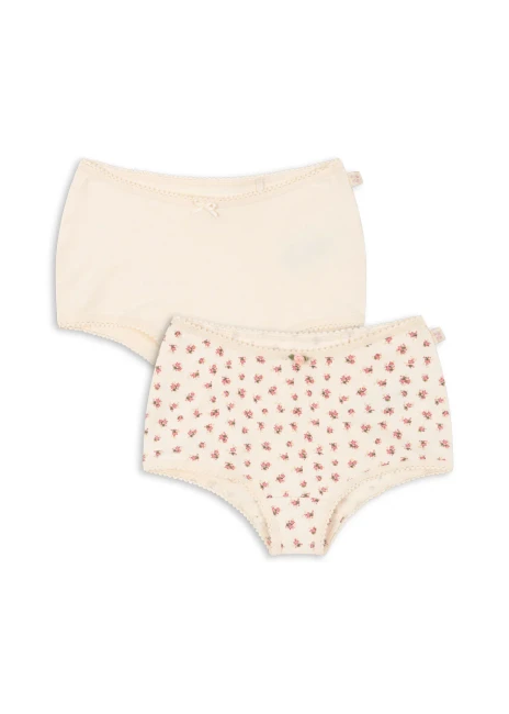 Konges Slojd majtki hipster 2 pak buttercream bloomie KS101407 S00009