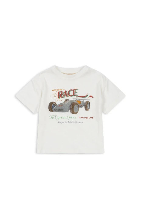 Konges Slojd t-shirt Era race white KS101504 P35014