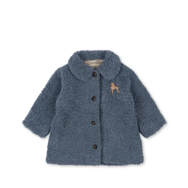 Konges Slojd płaszcz Tillie light blue KS101307 S15033