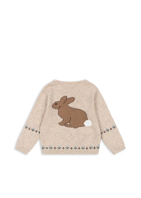 Kardigan Konges Slojd Eli off white melange KS101493 S00027