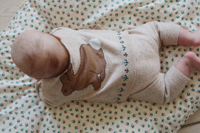 Kardigan dla dzieci Konges Slojd Eli off white melange KS101493 S00027