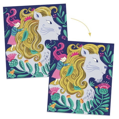 Artystyczny zestaw Djeco Diamenty Legendy DJ09435