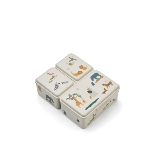 Liewood lunchbox Driss sandy all together