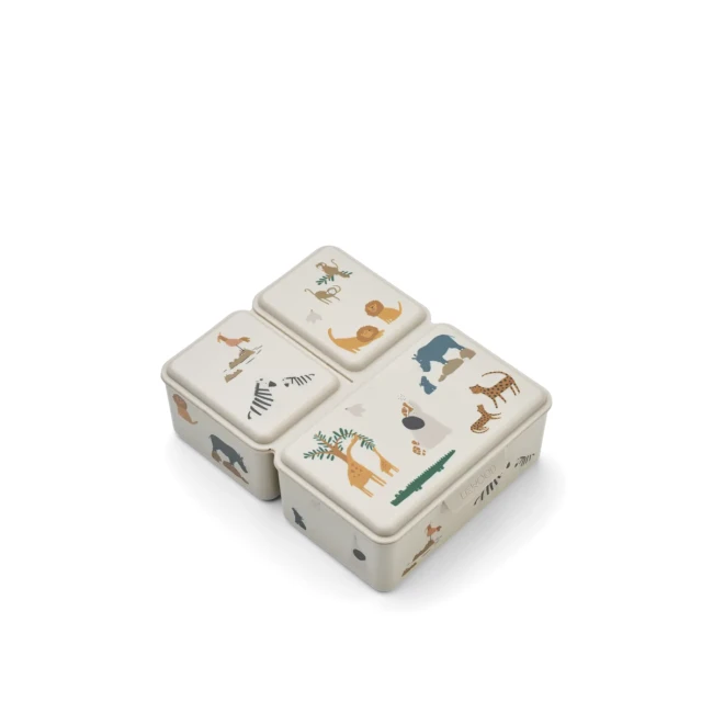 Liewood lunchbox Driss sandy all together