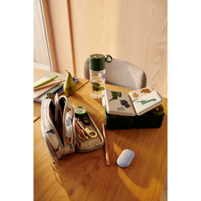 Bidon Liewood Clemence z ustnikiem 350 ml Dinosaurus