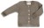Engel cardigan merino walnuss melange