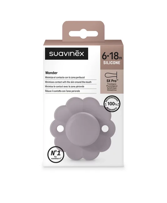 Suavinex Smoczek fizjologiczny SX Pro 6-18m MIST LAVENDER Wonder 0237