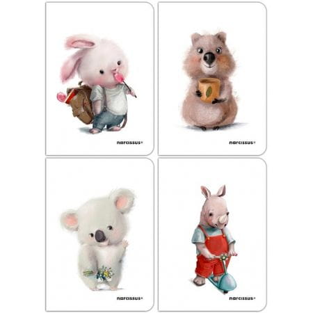 Narcissus zeszyt A4 linie cienkie