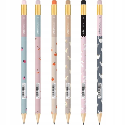 Interdruk ołówek HB z gumką Cute