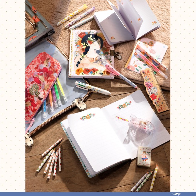 Djeco TINOU Brokatowe markery 4 szt