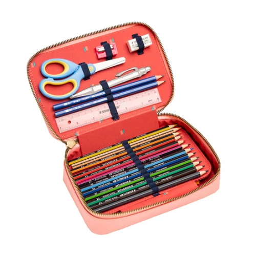 Jeune Premier Piórnik Pencil Box Filled Jewellery box pink Pf024213