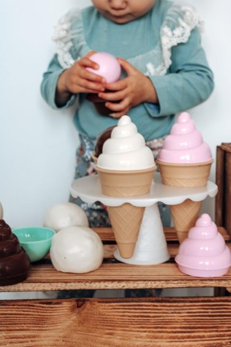 Zestaw deserowy z lodami i kolorowanką - Dantoy Thorbjorn