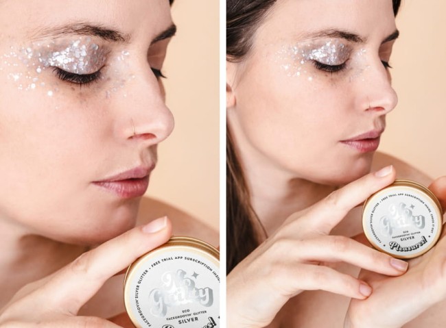 Ministerstwo Dobrego Mydła brokat Bio Facegroovin Silver Glitter